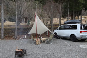 天の国の入り口でゆるりとCamp。オートキャンプ沢谷