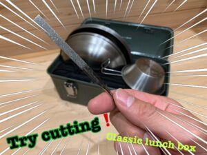 高額商品を思い切って切断！クラシックランチボックスを自分仕様に変えてみた。