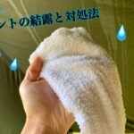 テントの天敵!結露への対処を考える。
