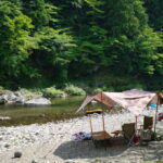 デイキャンプができる川原の遊び場♪ 南日裏家族旅行村